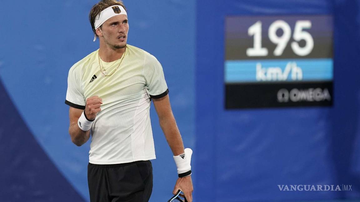 $!Alexander Zverev dio la sopresa en el tenis de Tokio 2020 al vencer a Djokovic en semifinal | Foto: AP Photo/Patrick Semansky