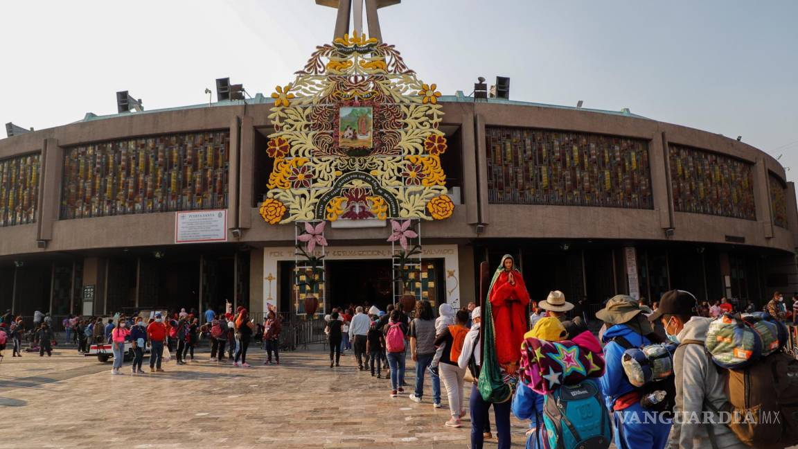 Visitan más de un millón de peregrinos la Basílica de Guadalupe por festejos