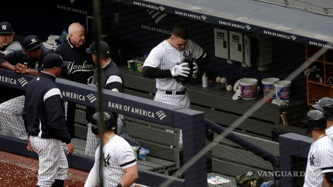 $!Aaron Judge se lesiona con los Yanquis y se une a la lista de las 12 bajas en Nueva York