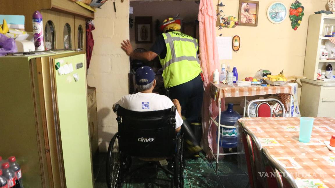 $!Sorprende tremenda tromba festejo de Saltillo