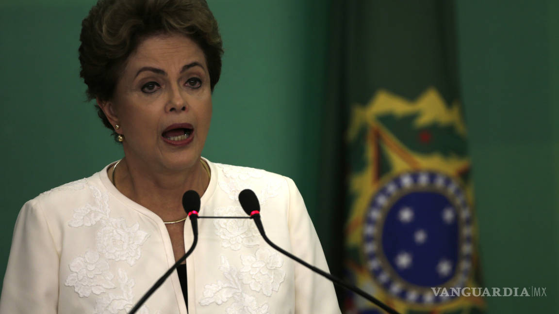 Dilma Rousseff, sobre su juicio político: &quot;No tienen nada en mi contra&quot;