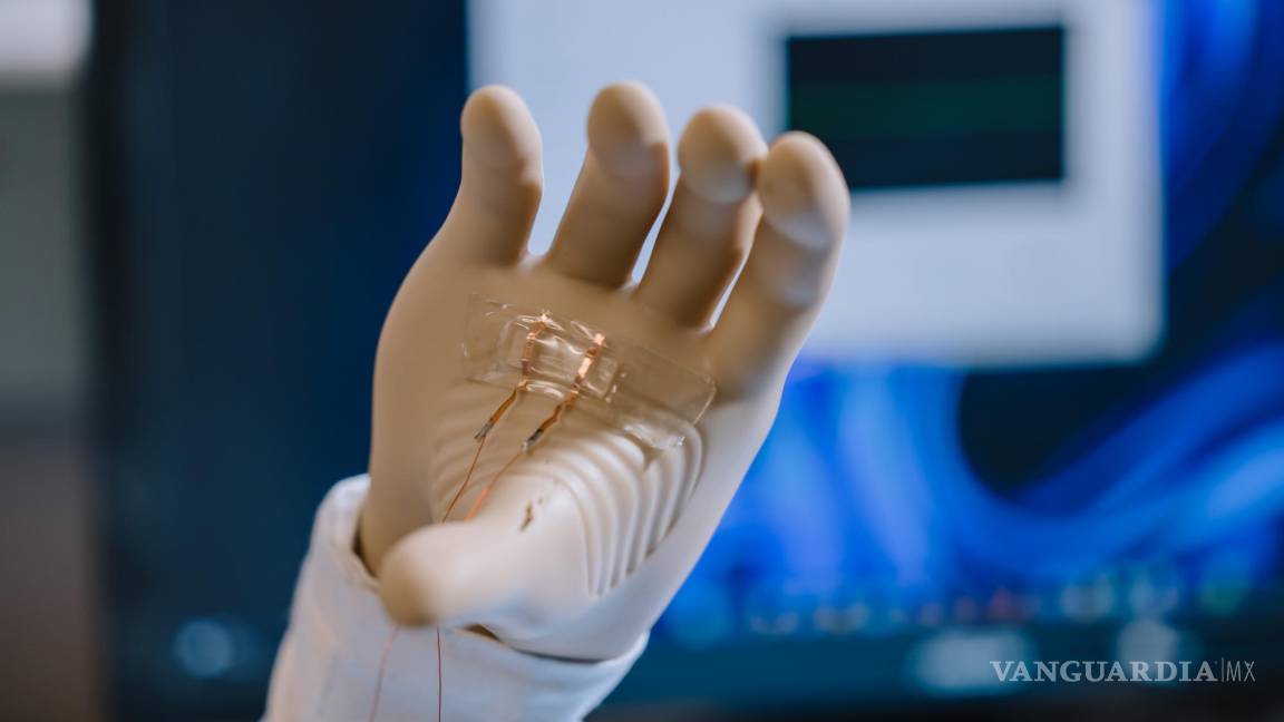 $!Mano protésica con piel iónica.