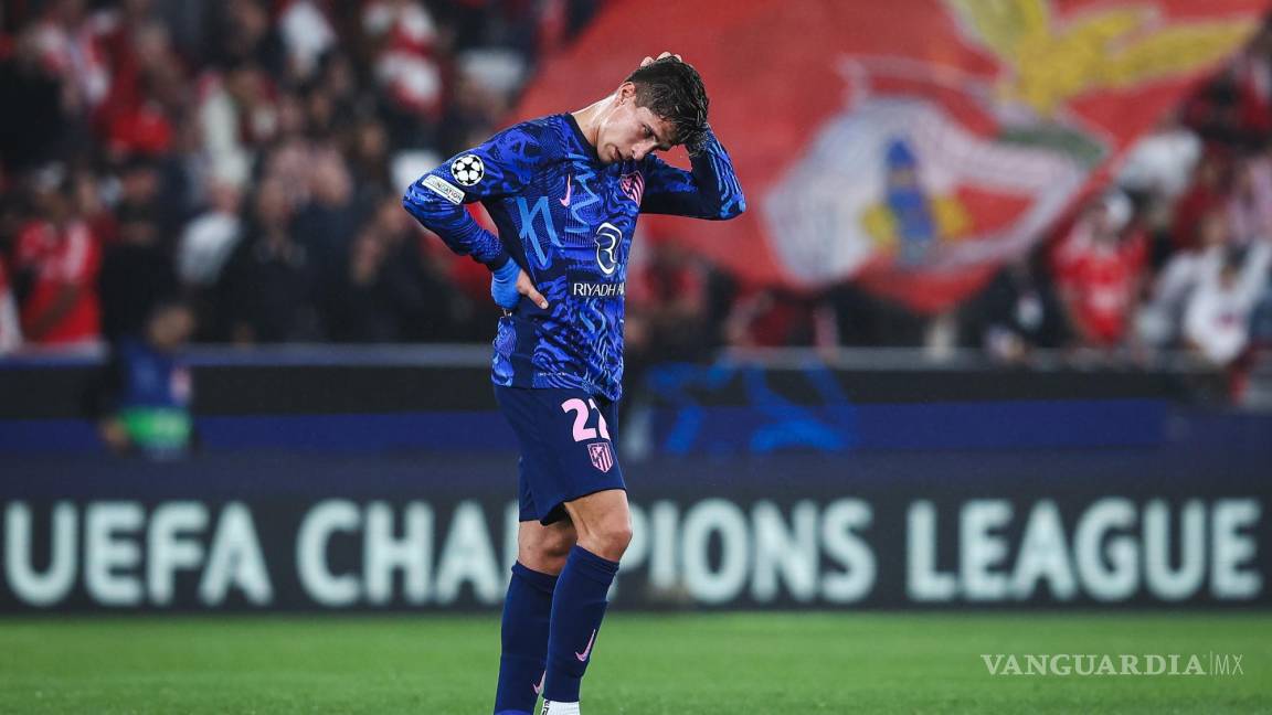 El Atlético sufre la pesadilla europea: 4-0 ante el Benfica y la sombra de un histórico fracaso