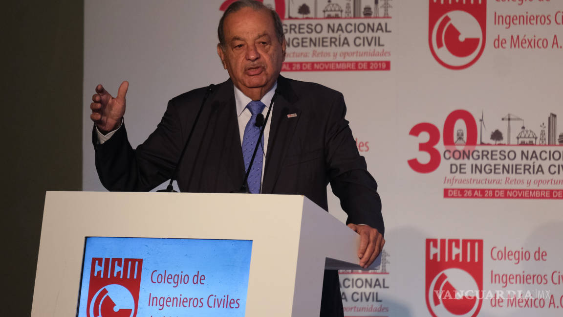 Carlos Slim confía en plan de AMLO: Acuerdos de infraestructura no habían tenido el compromiso de ahora