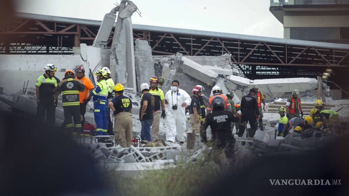 $!Rescatistas siguen sin poder localizar a un trabajador por derrumbe en Monterrey
