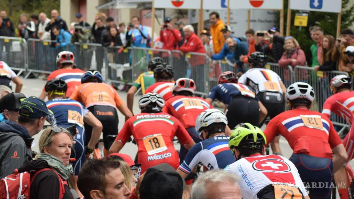 $!Atleta mexicano alcanza histórico lugar en el Mundial de Ciclismo en Suiza