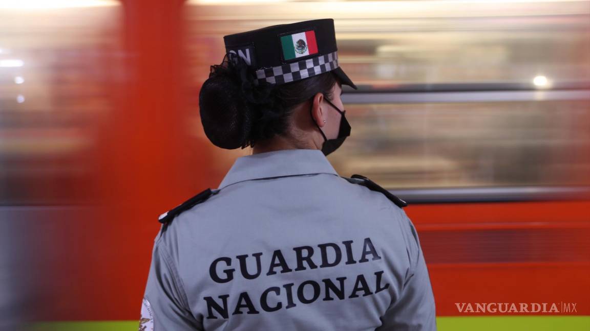 Recuerda Guardia Nacional que despliegue en Metro ‘es por seguridad’