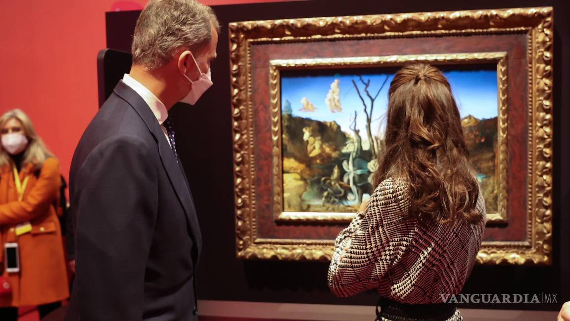 $!El rey Felipe VI y la reina Letizia durante la inauguración de una exposición titulada Dalí-Freud: una obsesión en Viena. EFE/José Jimenez/Casa Real