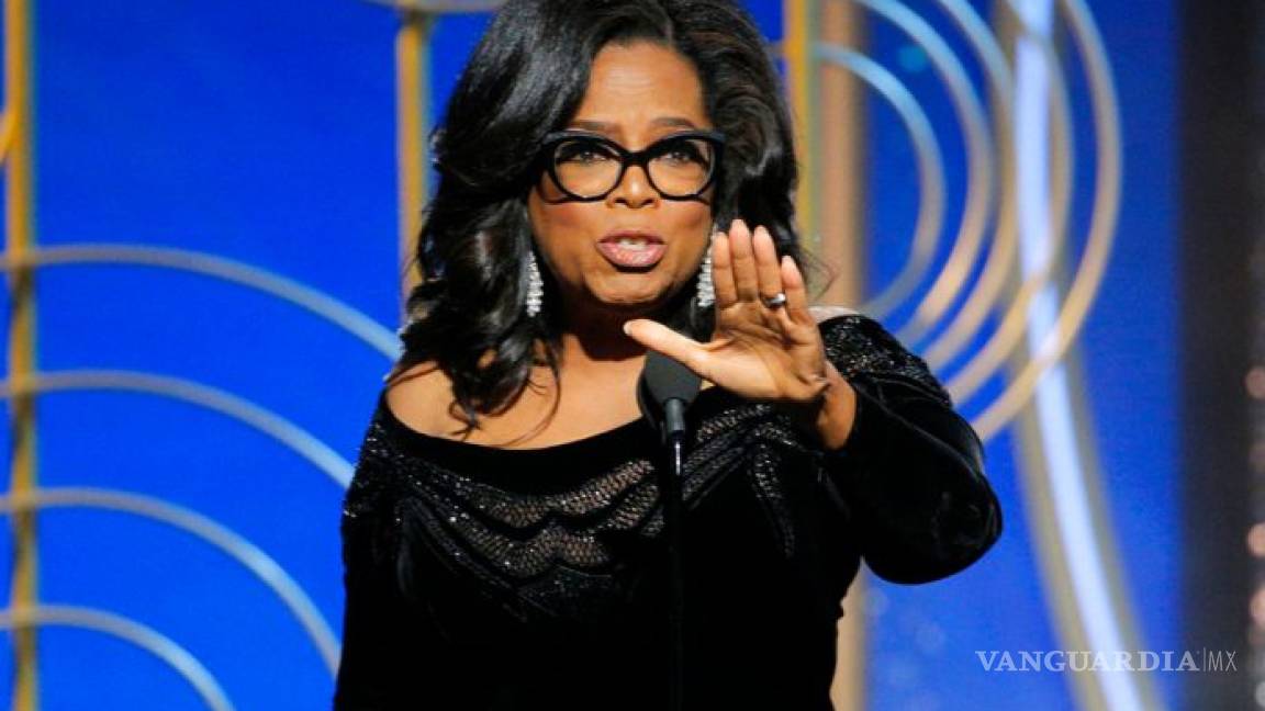 Oprah Winfrey para presidenta; el público la aclama tras discurso en los Globos de Oro
