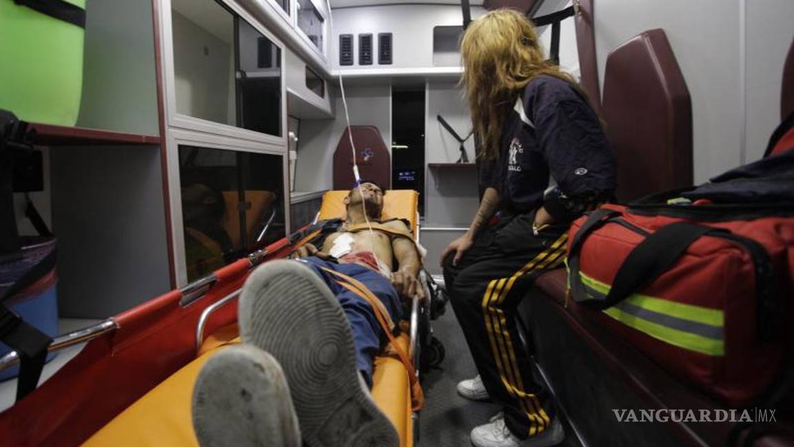 $!El herido no fue recibido en el Hospital General porque se encontraba lleno