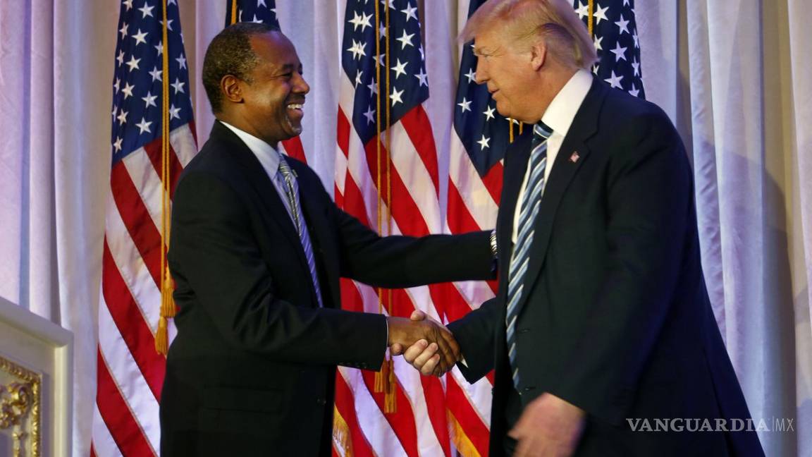 Trump designa a su ex rival republicano Ben Carson como secretario de Vivienda