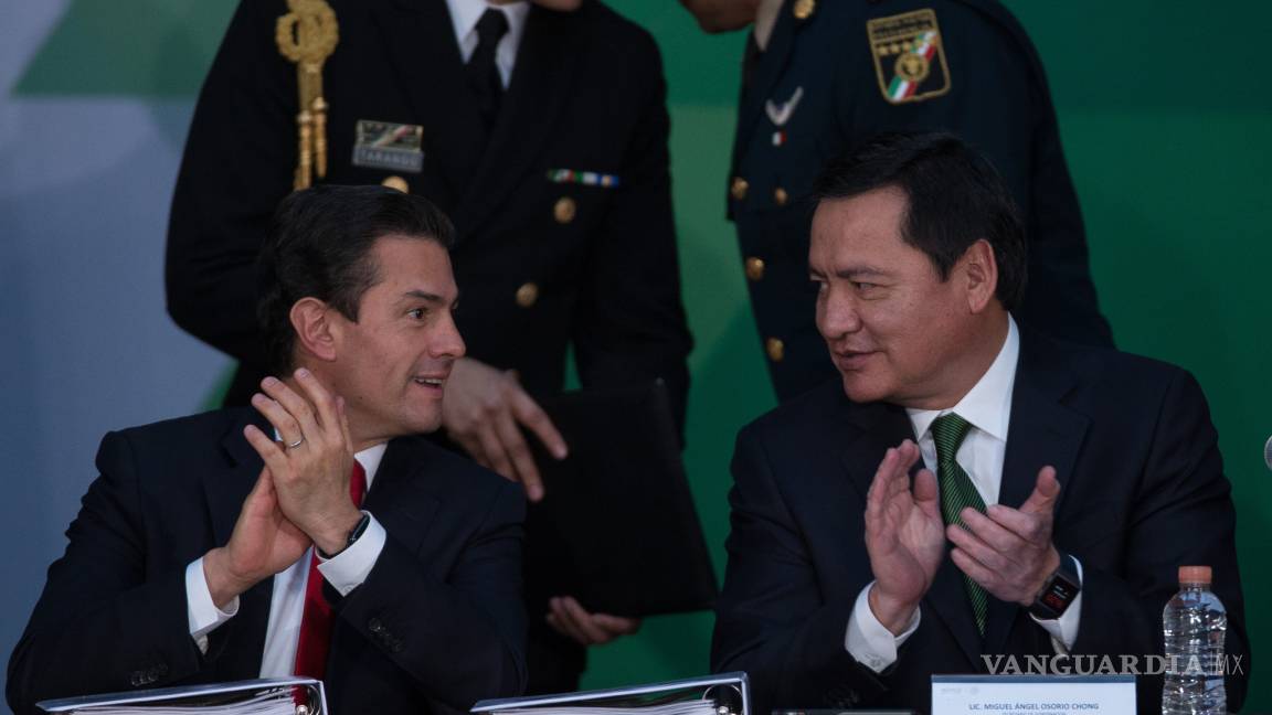Osorio Chong se reúne con Peña Nieto en Los Pinos