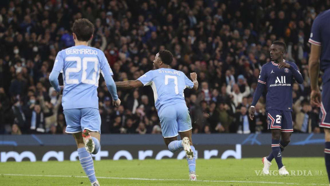 Manchester City vence al PSG y ambos avanzan en la Champions