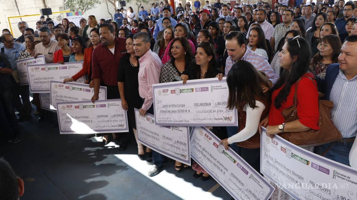 Beneficiará Coahuila con 48 mdp a Escuelas de Tiempo Completo