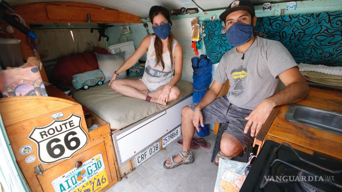 $!Frena COVID-19 travesía de pareja argentina que viajaba de Alaska