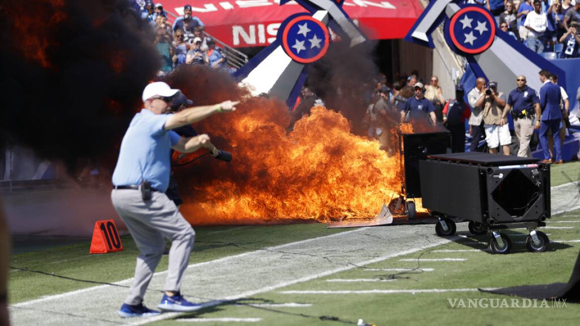 Se incendia estadio de los Titans de Tennessee