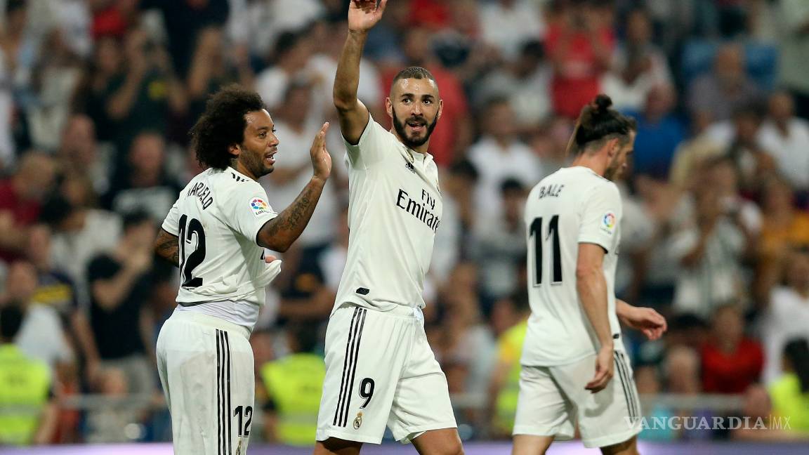 $!Benzemá en plan grande y el Madrid tiene nueve de nueve puntos