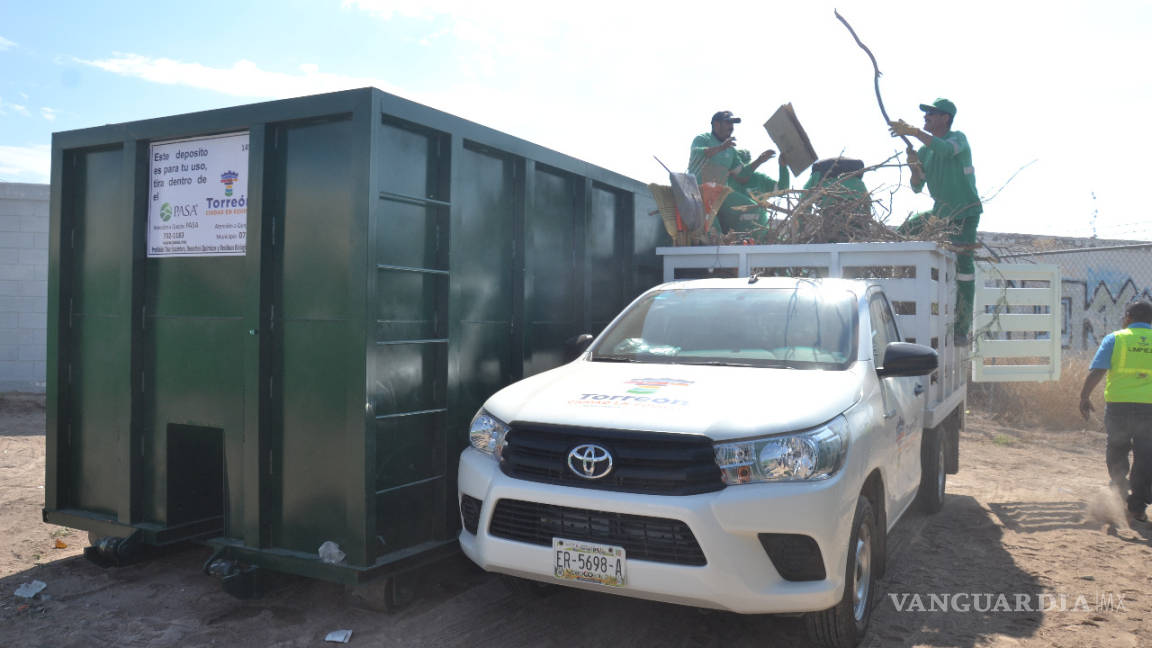 Se retiran de las calles de Torreón 200 mil toneladas de desechos