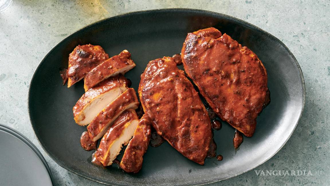 $!Pollo a la barbacoa en la estufa.
