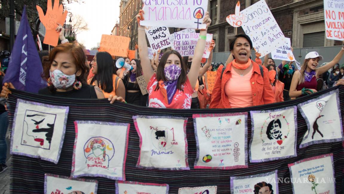 ‘¡No es venganza, es justicia!’, claman mujeres en protesta en la CDMX