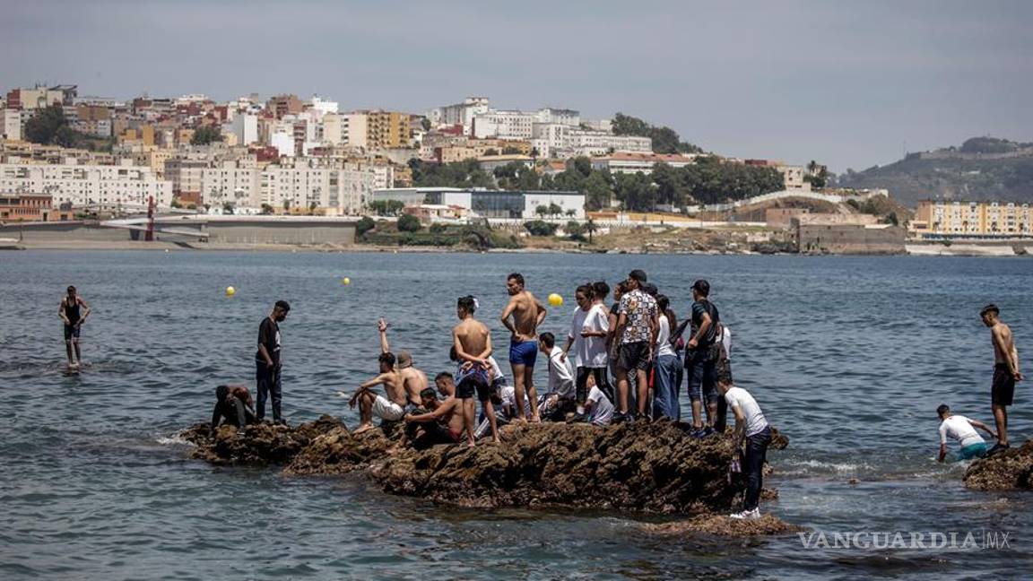 $!Migrantes en Ceuta, de la esperanza al drama en imágenes
