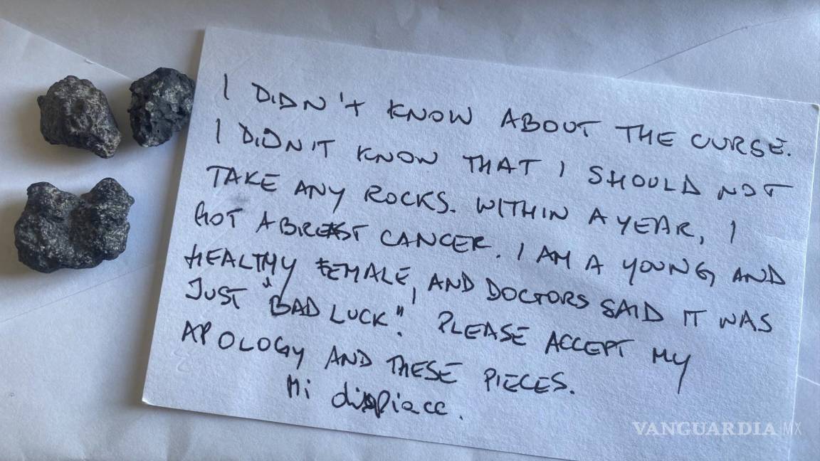 $!No es la primera vez que visitantes del sito arqueológico devuelven los objetos robados durante su visita.
