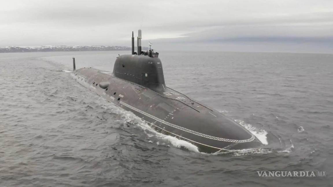 $!Imagen del submarino de propulsión nuclear Kazan ruso que visitará el puerto de La Habana entre el 12 y el 17 de junio.