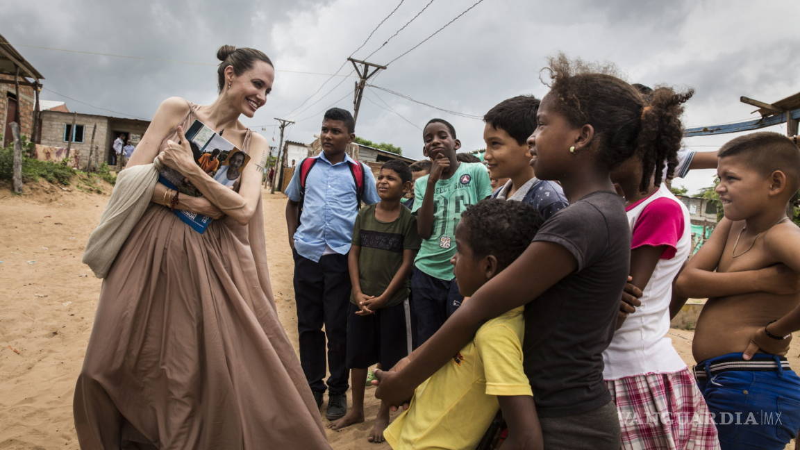 Angelina Jolie dice que 20 mil niños venezolanos pueden convertirse en apátridas