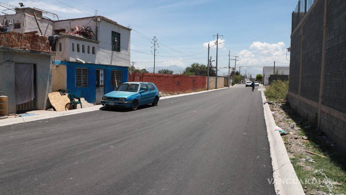 Saltillo: Con 1.2 mdp pavimentan calles de la colonia Postal Cerritos