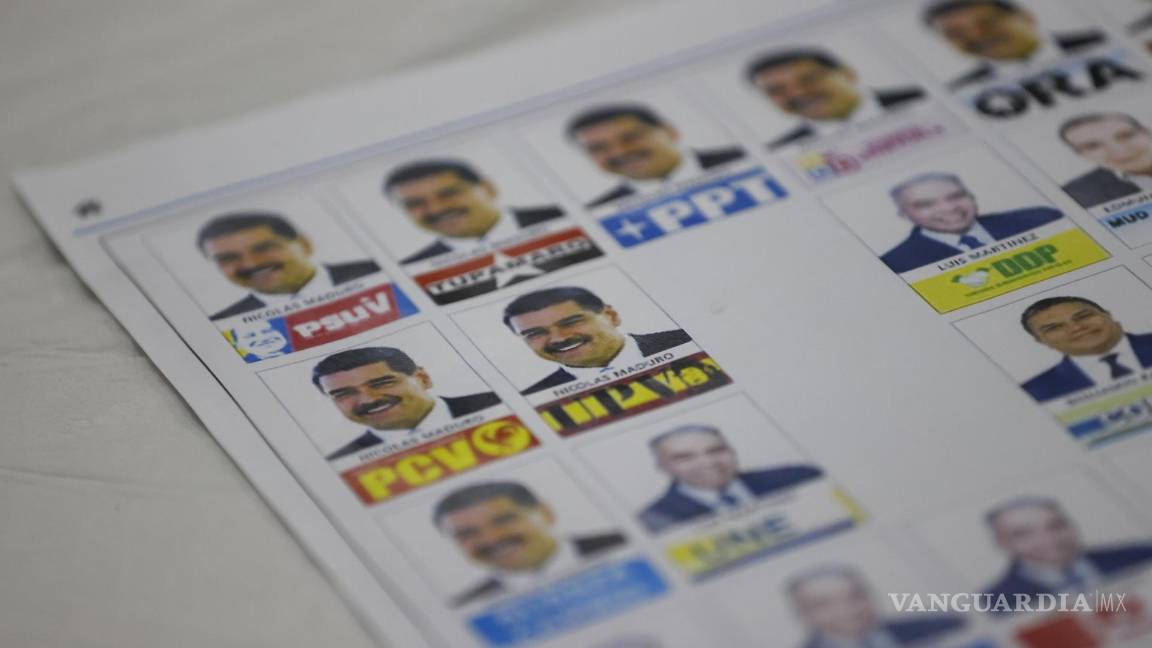 $!Una boleta de votación de las próximas elecciones en Venezuela.