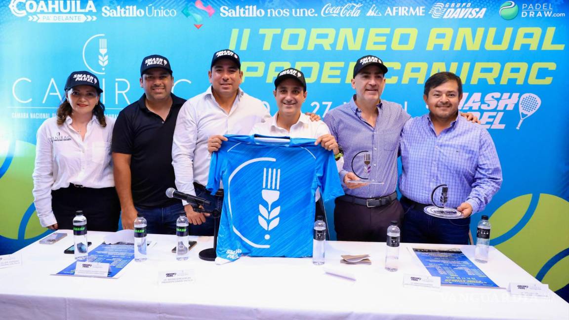 El II Torneo Anual de Pádel en Saltillo contará con una bolsa de más de 90 mil pesos