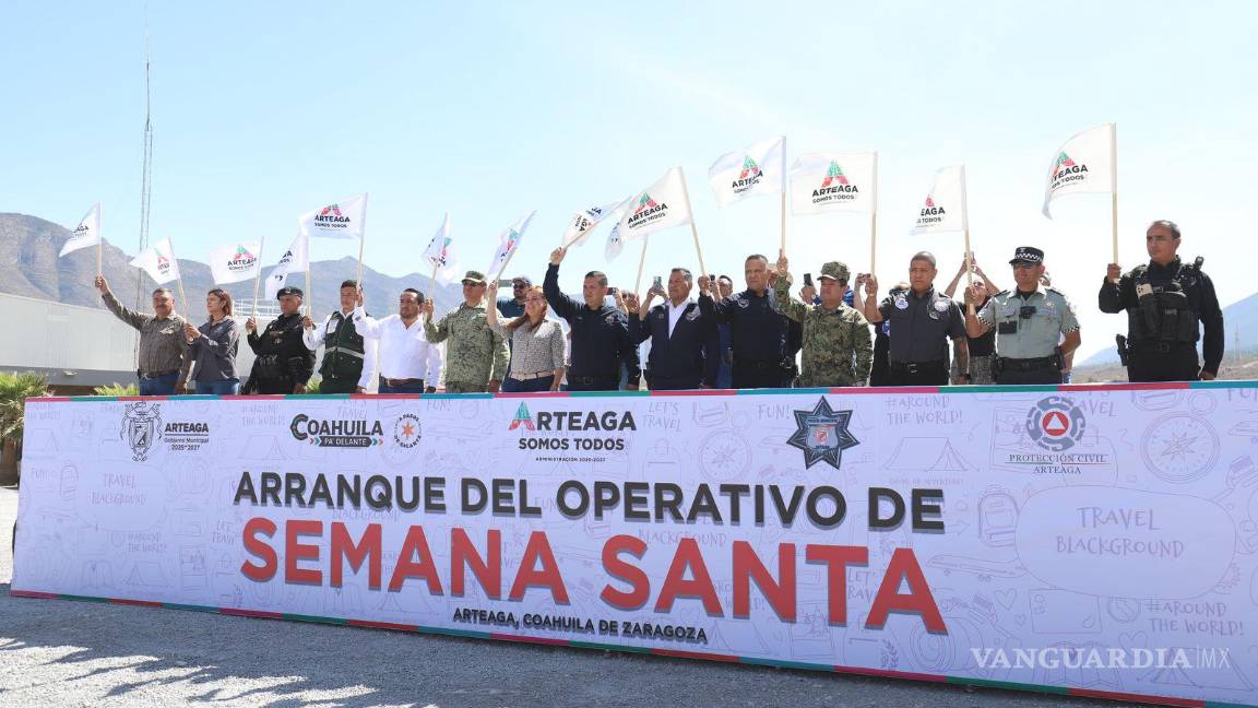 Arteaga pone en marcha operativo Semana Santa 2025 con despliegue interinstitucional
