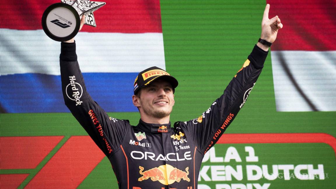 Se impone Verstappen en casa y Checo Pérez queda en quinto del GP de Países Bajos