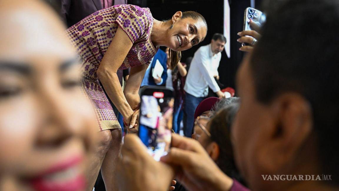 $!La Presidenta electa de México, Claudia Sheinbaum Pardo; en el Congreso Nacional de Morena dónde será renovado la dirigencia.