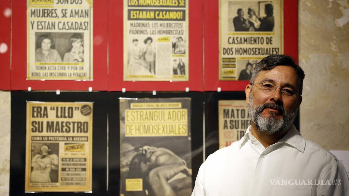 $!El director del Museo de la Memoria LGBTQ+, Jaime Aurelio Casillas en Guadalajara (México).