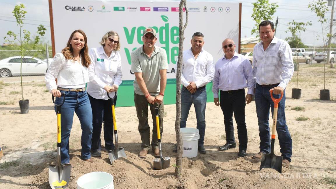 Inicia en Sabinas la jornada de reforestación ‘Verde Verde Coahuila’