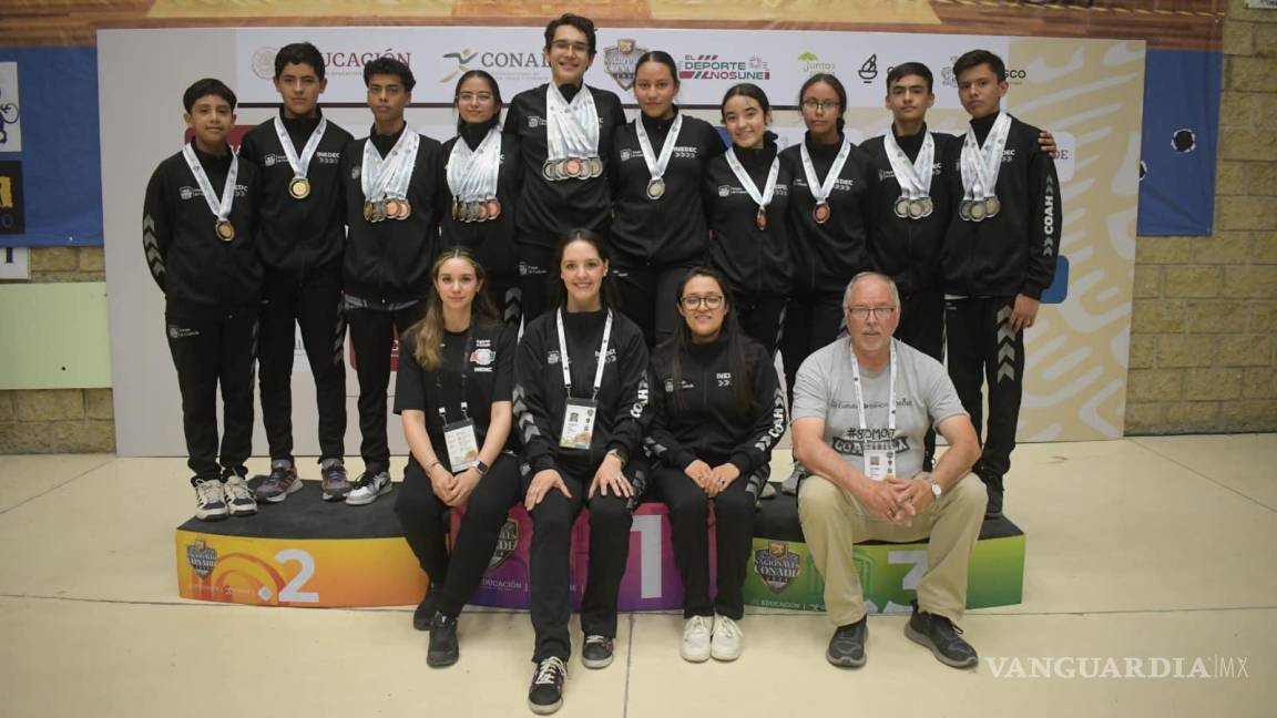 Coahuila cierra su participación en la disciplina de Tiro Deportivo con 15 medallas