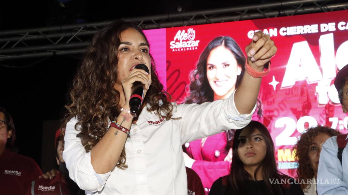 ‘Una mujer va a sacar al PRI de Saltillo’: cierra Ale Salazar campaña