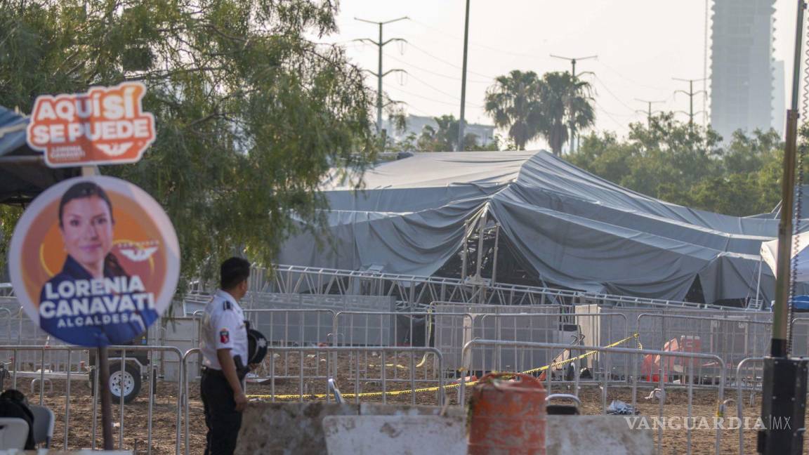 Alistan imputaciones por caída de templete en evento de Movimiento Ciudadano en Nuevo León