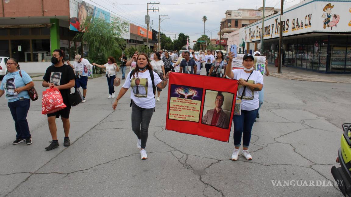 Marchan familiares de personas desaparecidas en Torreón