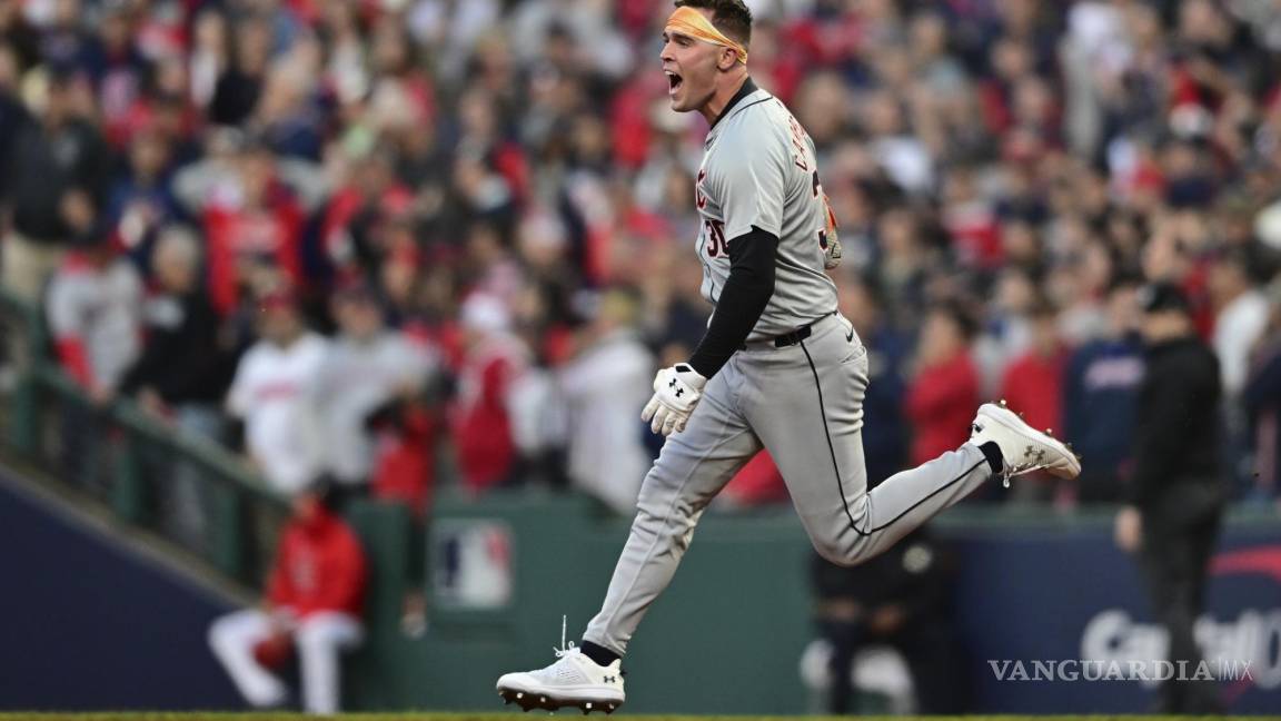 Tigers sorprende a Guardians con un jonrón decisivo de Carpenter e igualan la serie