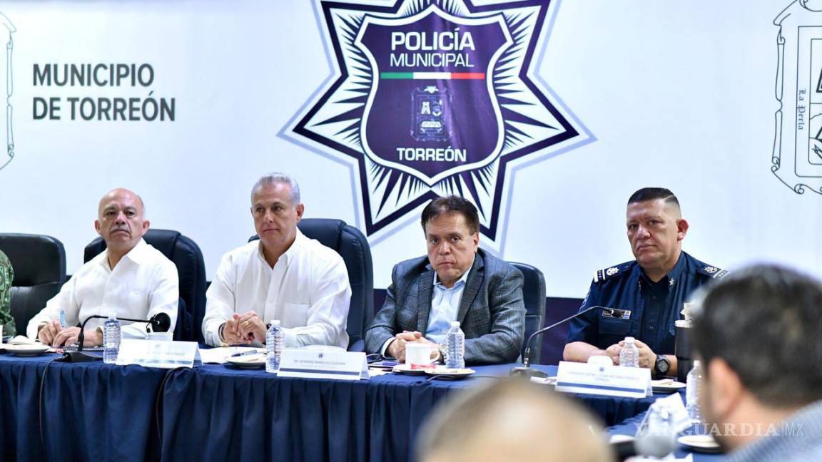 Revisan acciones preventivas en materia de seguridad en Torreón; delitos van a la baja