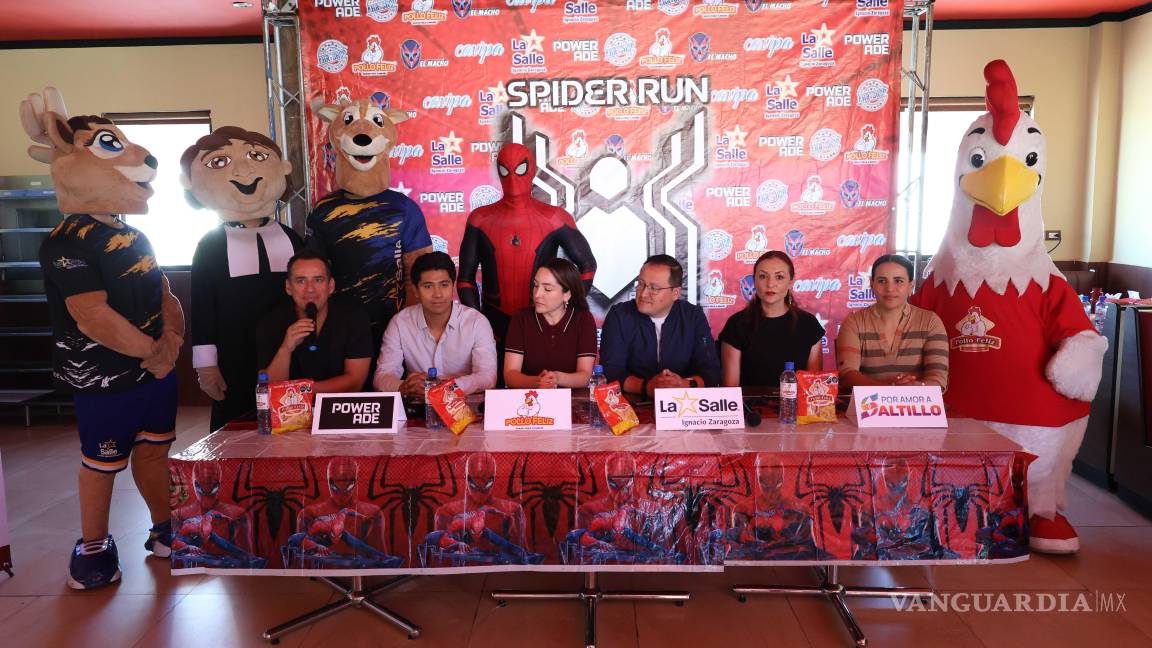 $!Saltillo se alista para la quinta edición de la Spider Run-LaSalle, una carrera temática que se llevará a cabo el 6 de abril de 2025 en el Colegio La Salle.