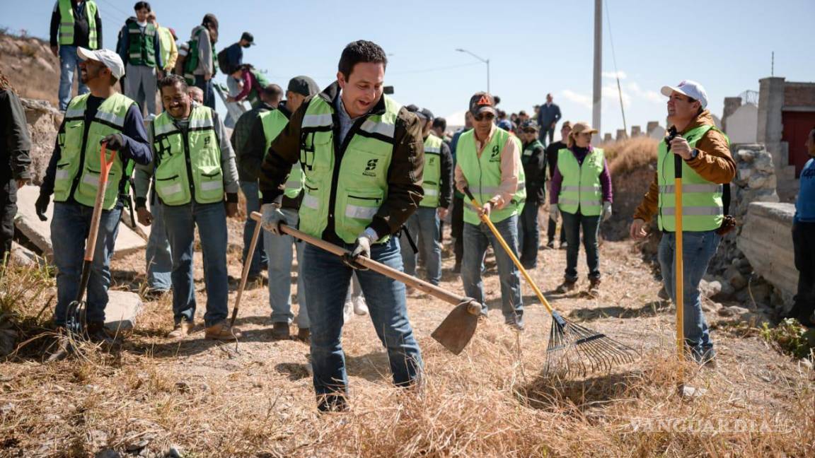 Jornada de limpieza en arroyo Ceballos de Saltillo, un compromiso con el medio ambiente y la salud pública