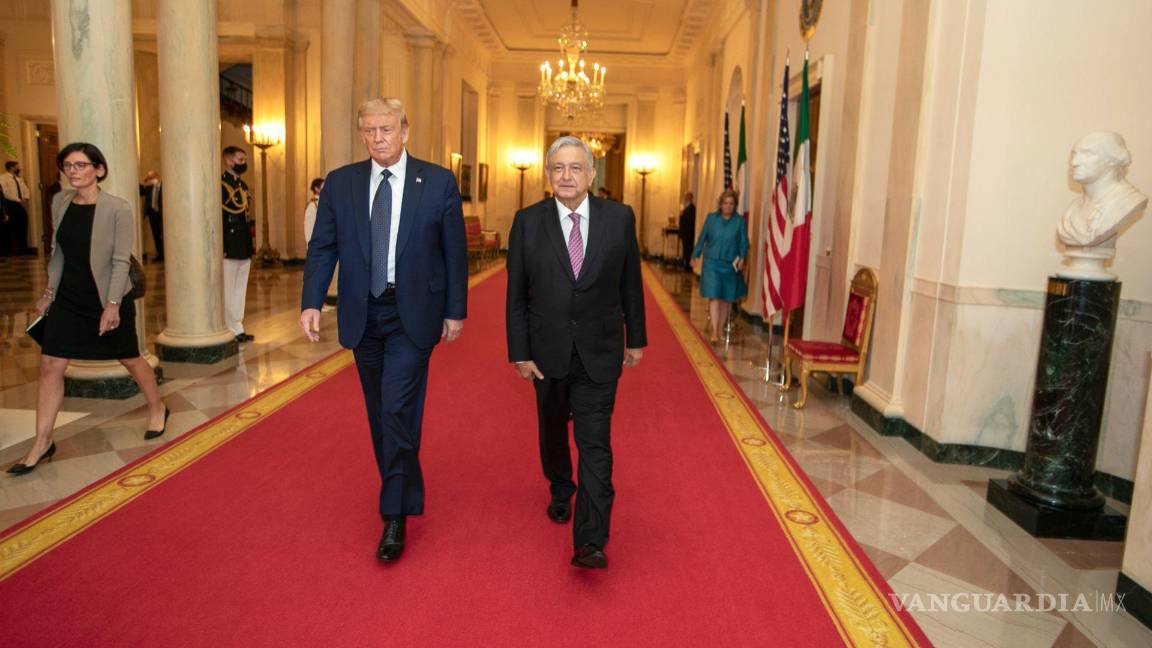 $!El entonces presidente estadounidense Donald Trump, ofreció una cena en la Casa Blanca en honor al exmandatario de México, Andrés Manuel López Obrador.