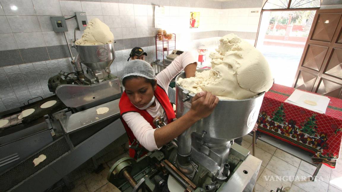 Aumenta 2 pesos el kilogramo de tortilla en Saltillo por incremento en materia prima