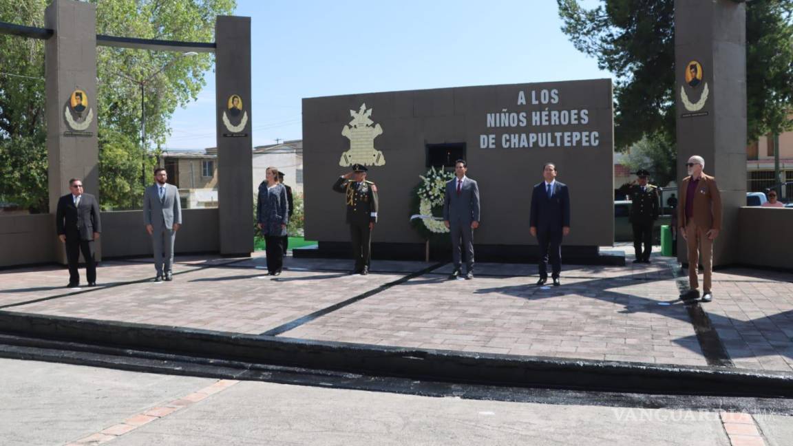 Conmemoran el 177 Aniversario de la Gesta Heroica de los Niños Héroes en Saltillo