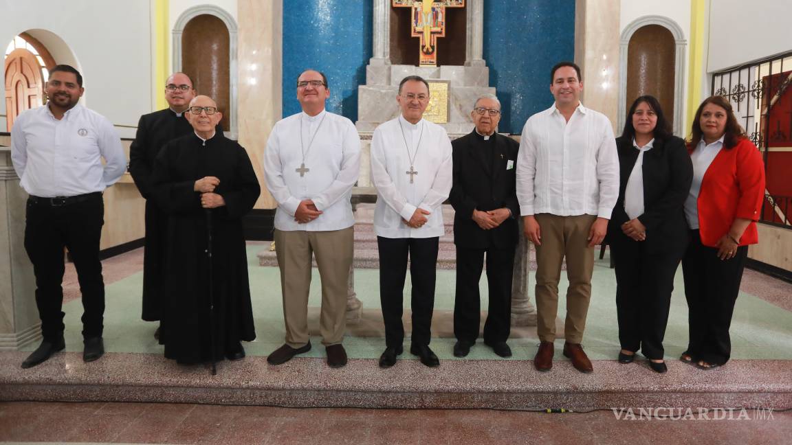 Resalta Javier Díaz labor social y educativa durante visita del Nuncio Apostólico a Saltillo