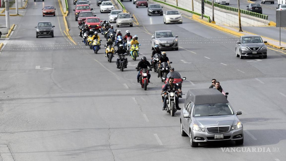 Despiden a Emmanuel Fernández Tonone, reconocido ‘biker’ de Saltillo