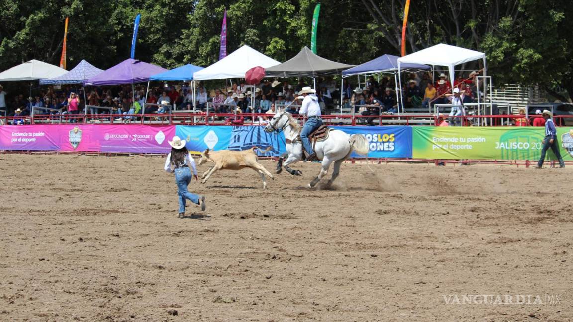 $!La delegación coahuilense conquistó dos oros, dos platas y un bronce en las pruebas de rodeo.